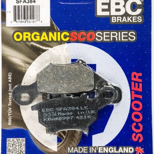 EBC 1 Pair Premium SFA Organic OE Replacement Brake Pads MPN SFA384