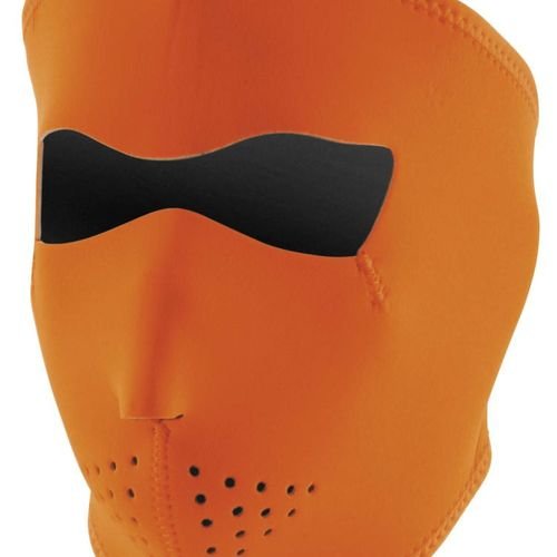 Zan Headgear Full Mask Neoprene High-Vis Orange