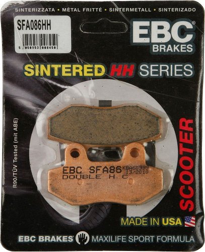 EBC 1 Pair SFA HH Series Scooter Sintered Brake Pads MPN SFA86HH