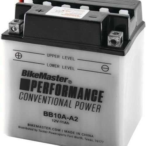 Performance Conventional Battery For Kawasaki KLF220 Bayou 1988-2002 White