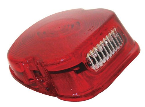 Letric Lighting Slantback Low-Profile LED Taillights 99-20 H-D Models Red