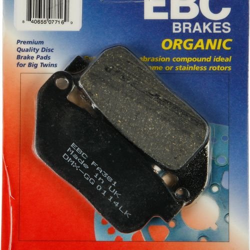 EBC 1 Pair Premium SFA Organic OE Replacement Brake Pads MPN FA381