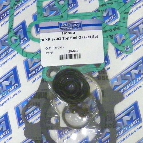 WSM Top End Gasket Kit For Honda 70 CRF-F / XR 97-12 29-605