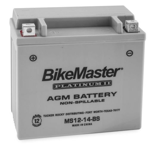 BikeMaster AGM 12V Platinum Battery For Triumph Daytona 955i 1999-2004 Grey