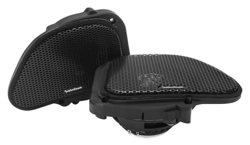 Rockford Fosgate Power Full Range Speaker For Harley-Davidson FLTR 1998-2013 Black 6.5 in.