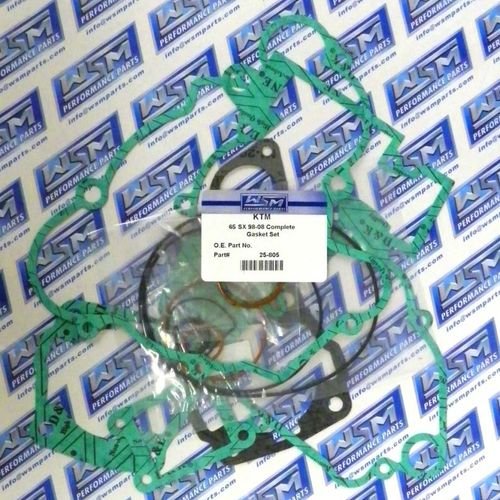 WSM Complete Gasket Kit For KTM 65 SX / XC 98-08 25-805