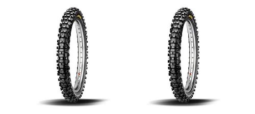 Pair of Maxxis Maxxcross Desert-IT M7305D Bias Dirt Bike Tires Front 80/100-21 (2)