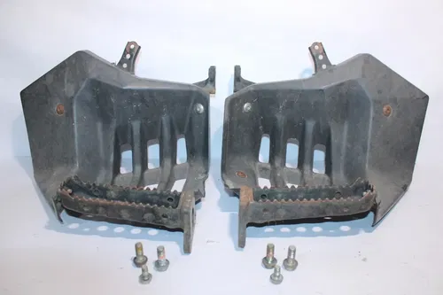 2009-2014 Suzuki Quadsport Z400 Ltz400 OEM Foot Rests Pegs Heel Guards Set