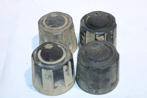 1987-2002 Suzuki Quadrunner 250 LT-4WD OEM Center Wheel Caps Front And Rear
