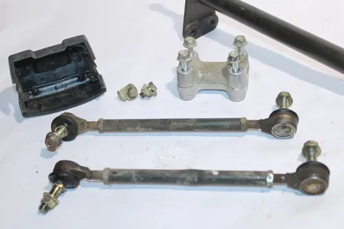 1988 Yamaha Moto 4 Yfm80 Steering Column Stem Tie Rods And Bar Clamps