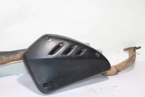 2001-2003 Polaris Scrambler 50 90 OEM Exhaust Header Pipe W Heat Shield Guard