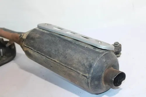 2001-2003 Polaris Scrambler 50 90 OEM Exhaust Header Pipe W Heat Shield Guard
