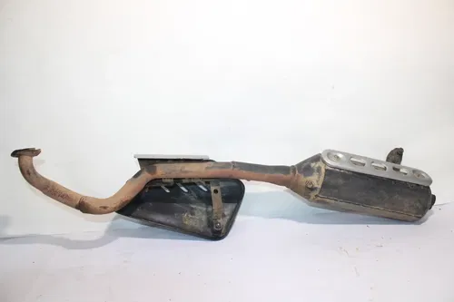 2001-2003 Polaris Scrambler 50 90 OEM Exhaust Header Pipe W Heat Shield Guard