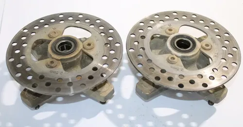 2006 Honda Trx450er Front Hubs Hub Set W Brake Rotors OEM