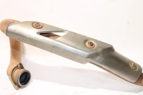 2003-2008 Suzuki Quadsport Z400 Ltz400 Exhaust Header Pipe W Heat Shield Guard