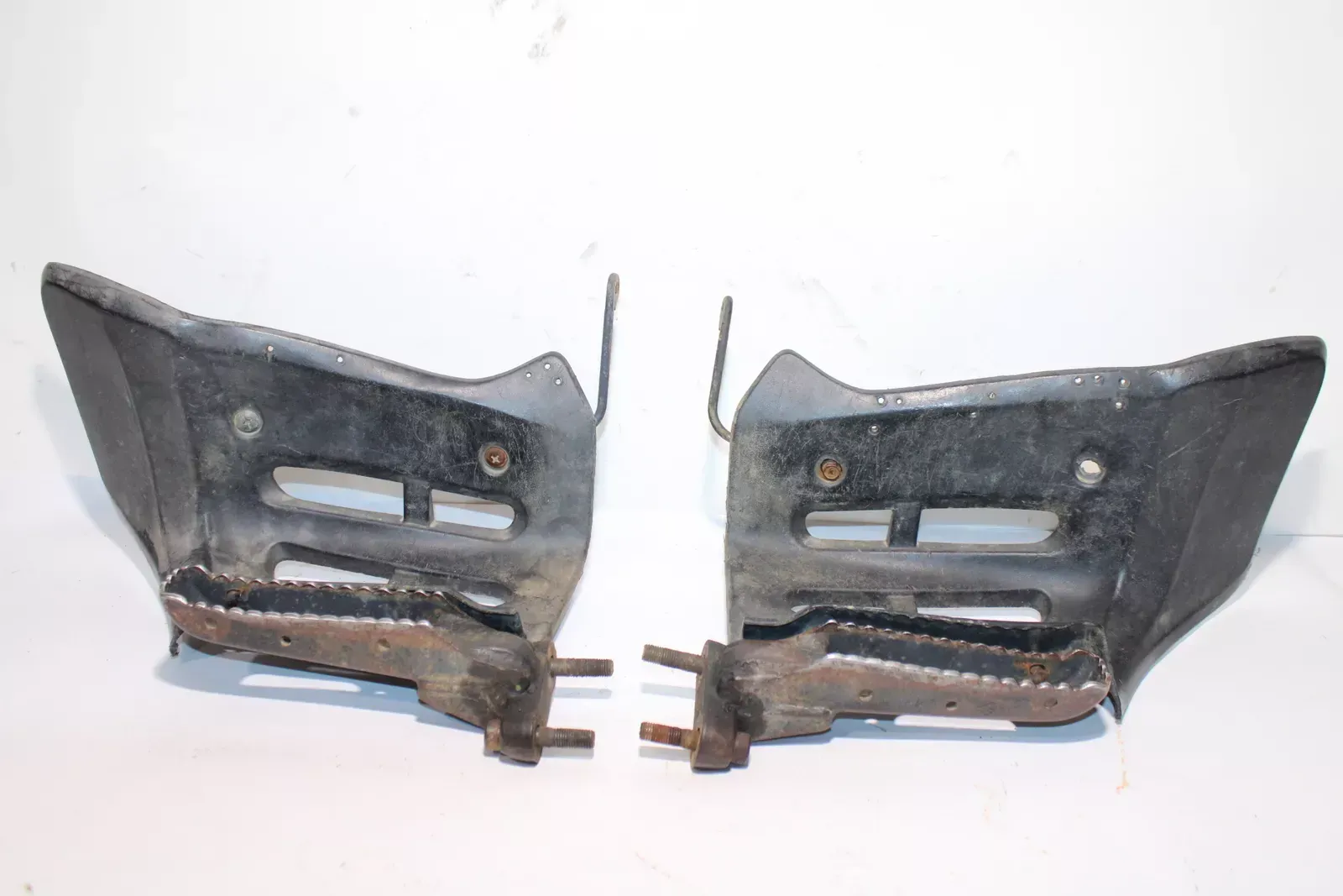 1999-2004 Honda Sportrax 400 Trx400ex Foot Rests Pegs Steps With Heel Guards