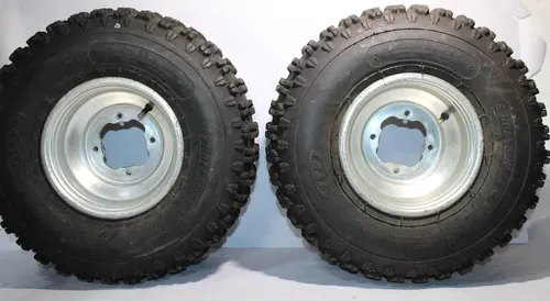 Yamaha Warrior 350 Yfm350x Rear Wheels Rims W Tires 9x8.5AT 4x115 Bolt Pattern