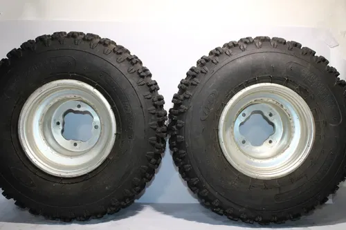 Yamaha Warrior 350 Yfm350x Rear Wheels Rims W Tires 9x8.5AT 4x115 Bolt Pattern