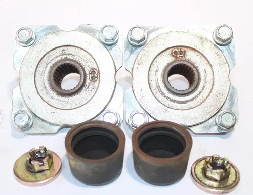 2001-2003 Polaris Scrambler 50 90 OEM Rear Back Wheel Hubs Hub Set 0450831