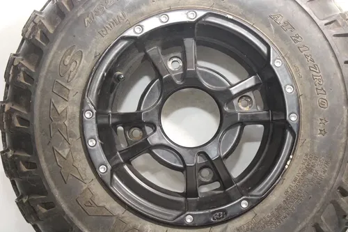 ITP Yfz450r Yfz450 Banshee Raptor Front Wheels Rims W Tires 10x5 4/156