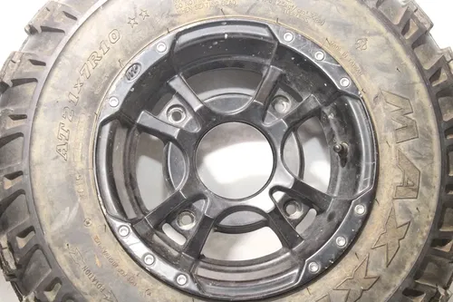 ITP Yfz450r Yfz450 Banshee Raptor Front Wheels Rims W Tires 10x5 4/156
