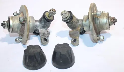 1988 Yamaha Moto 4 Yfm80 OEM Front Steering Knuckles Hub Set Pair