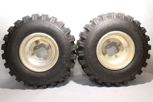 Yamaha Yfz450r Banshee Raptor Rear Back Wheels Rims W/ Tires 9x8.5 4/115