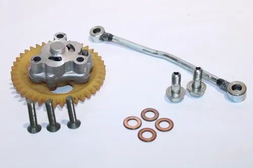 1987-2004 Yamaha Warrior 350 Yfm350x OEM Oil Pump And Delivery Pipe
