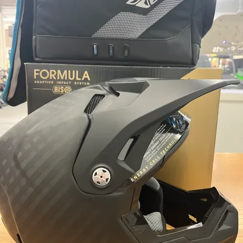 Fly Racing Formula Carbon Solid Helmet - Matte Black - XL