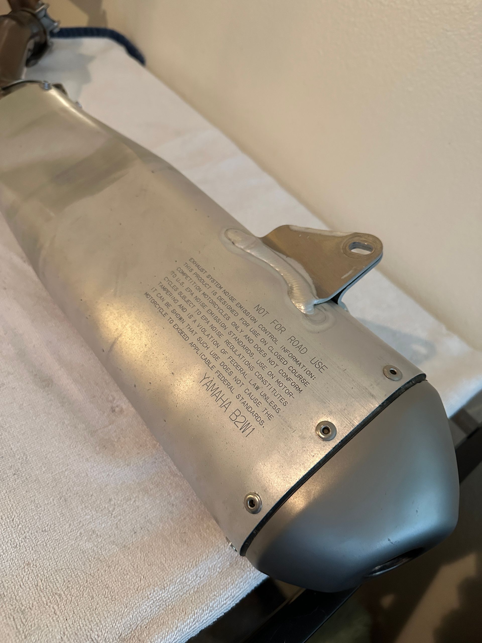 Yamaha OEM Exhaust System For 24 YZ450F 