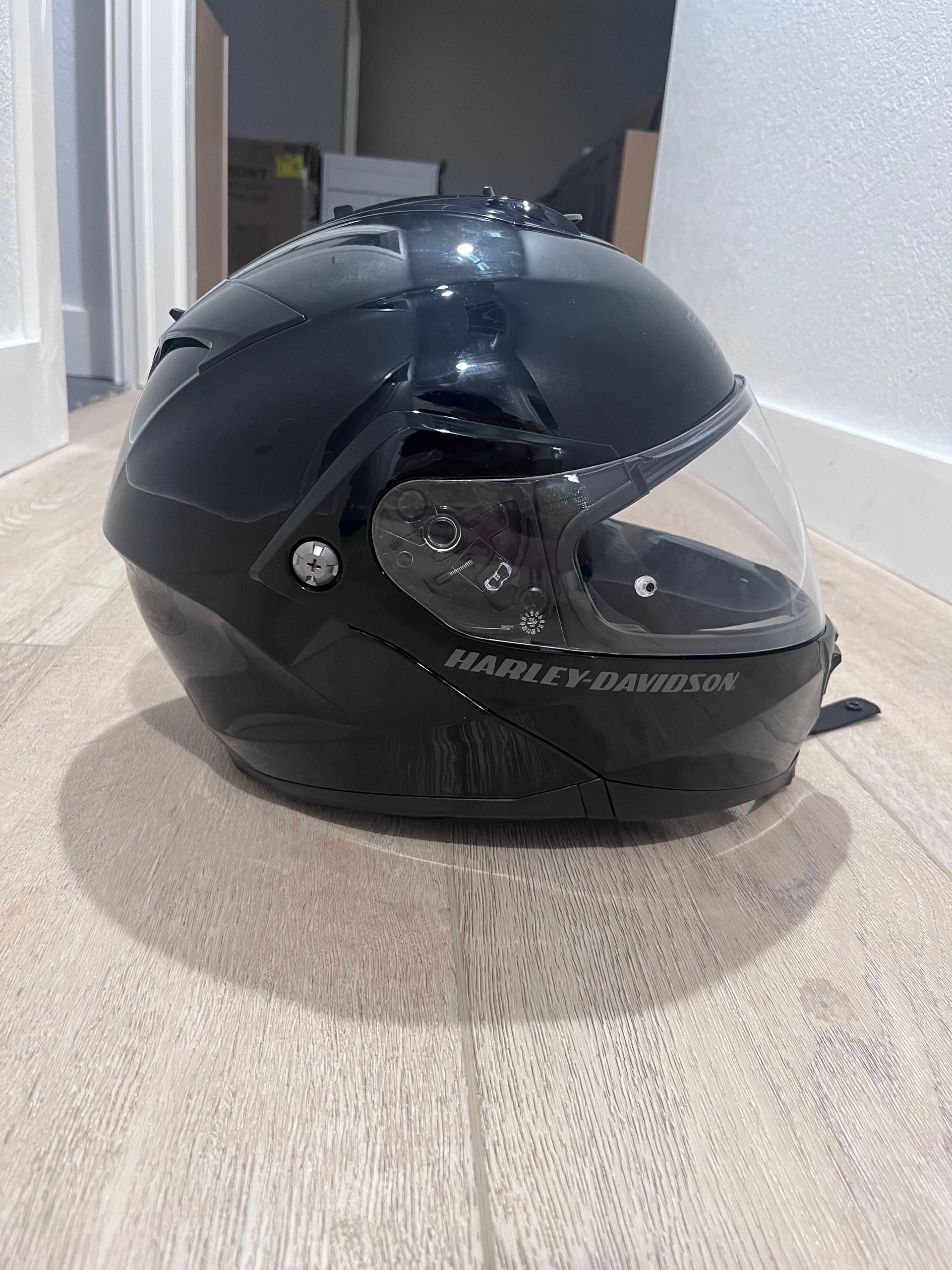 Harley-Davidson オープンフェイスヘルメット 黒/金　XXL Harley-Davidson オープンフェイスヘルメット 黒/金XXL