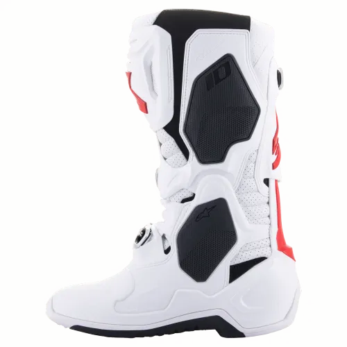 Tech 10 Supervented Boots White/Bright Red