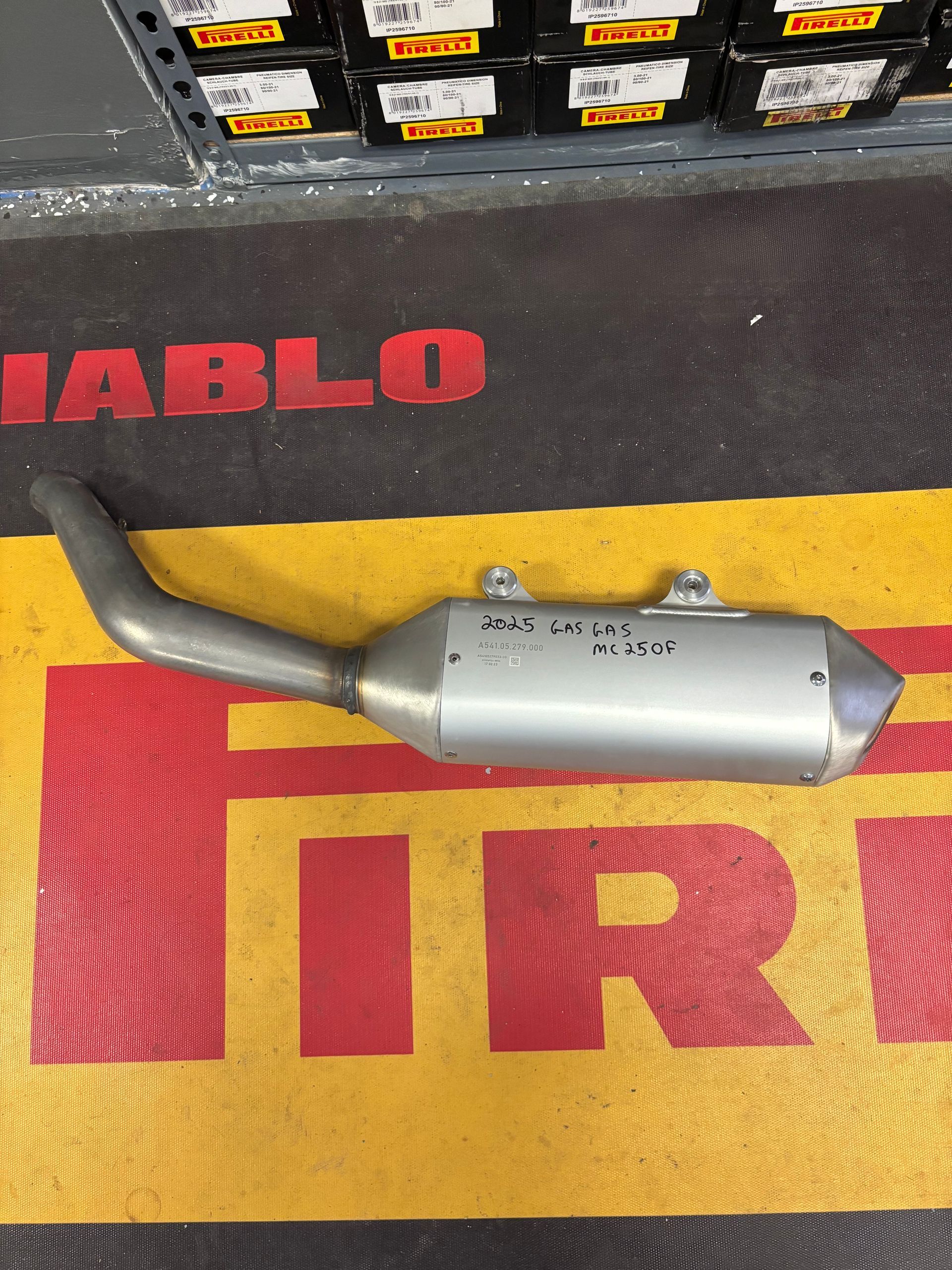 2025 GasGas MC 250F | NEW Take-Off 4-Stroke Slip-On Muffler | Husqvarna KTM Fit