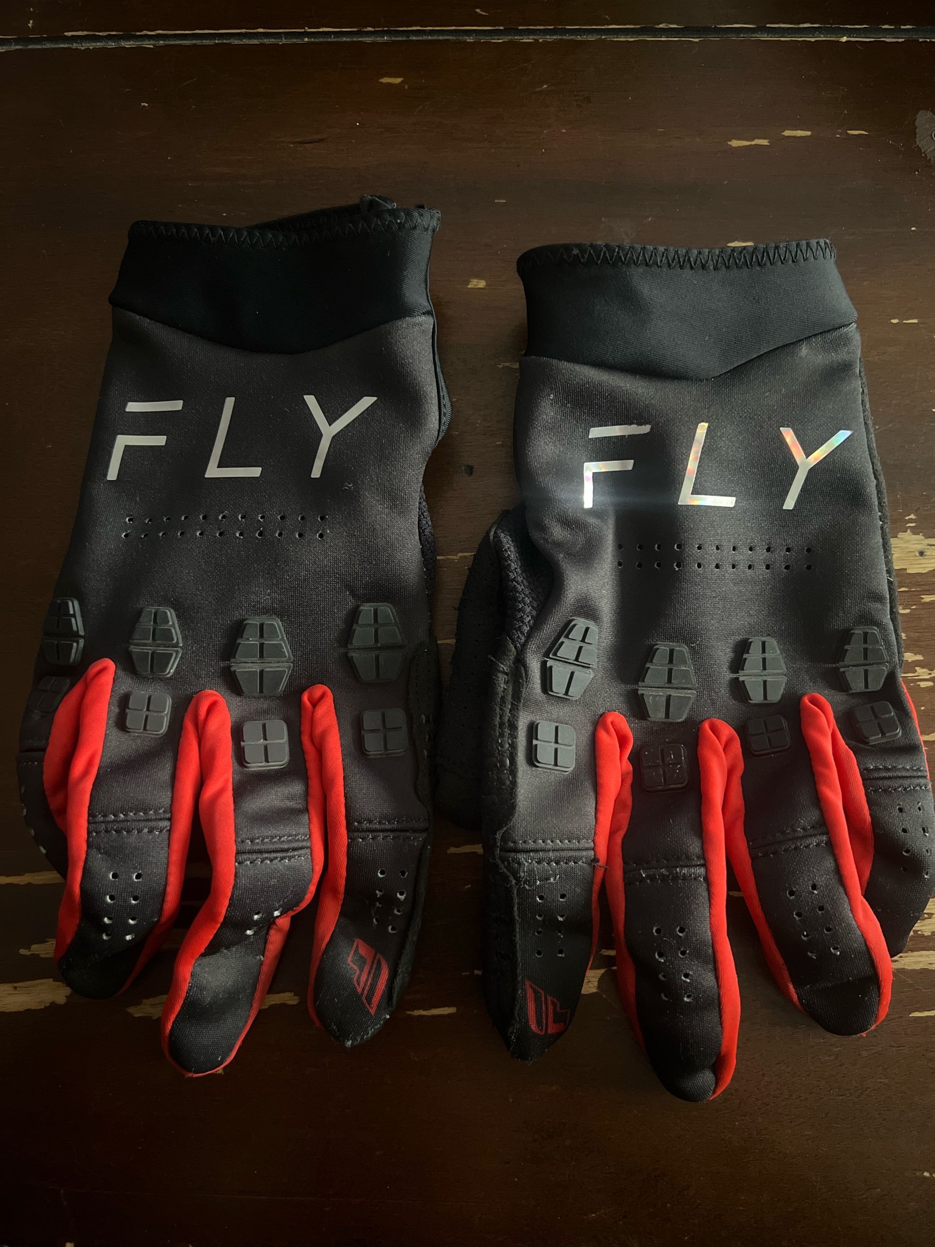 Fly Racing Evolution DST Gloves Black/Red Size Large