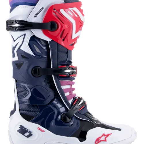 Tech 10 Supervented Boots Night Navy/White/Rainbow Size 