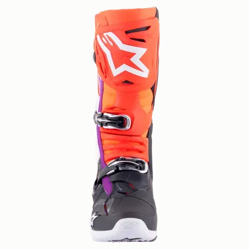 Tech 10 Boots Black/Red Fluo/Orange Fluo/White