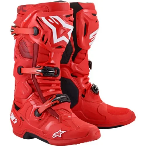 Tech 10 Boots Red Size 12