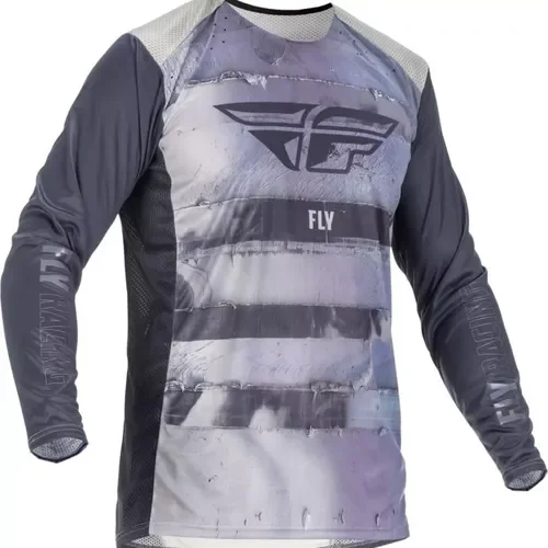Fly Racing Lite L.E. Perspective Jersey Grey Size Medium 