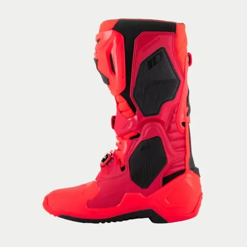 Tech 10 Ember LE Boots Red Fluo/Bright Red/Black Size 11