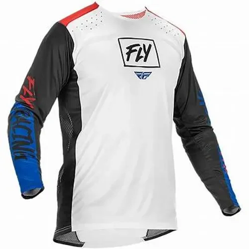 Fly Racing Lite Jersey Red/White/Blue Size Large