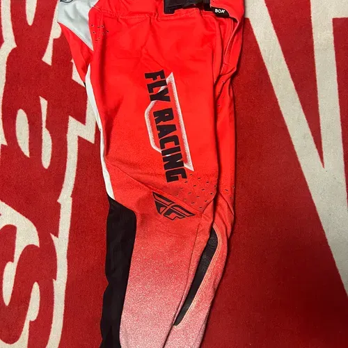 Fly Racing Evolution DST Pants Red/Grey Men's Size 30
