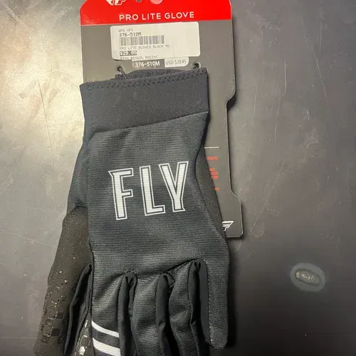 Fly Racing Men's Pro Lite Gloves Black Size Med