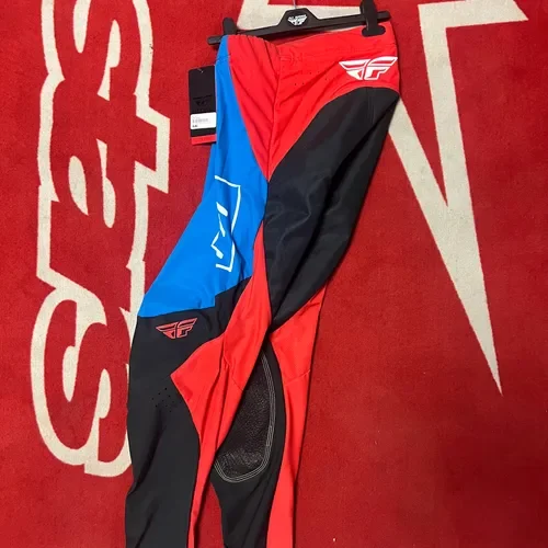 Fly Racing Lite Pants Red/White/Blue Size 32