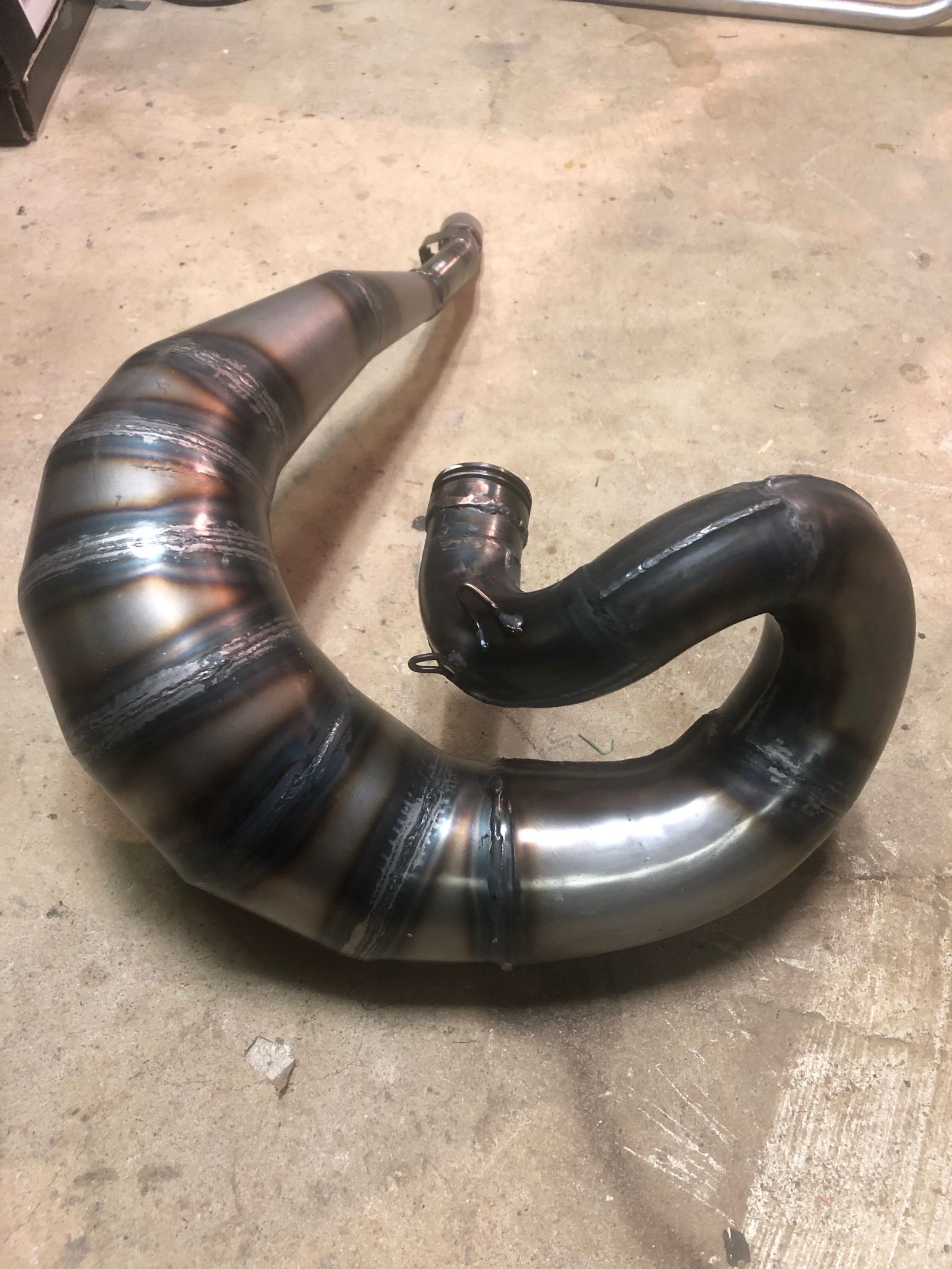 Cr250 pipe outlet