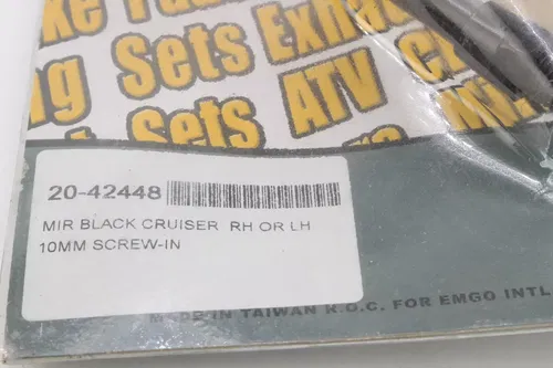 Metric Cruiser Mirror Set 10mm RH or LH Blackk2688