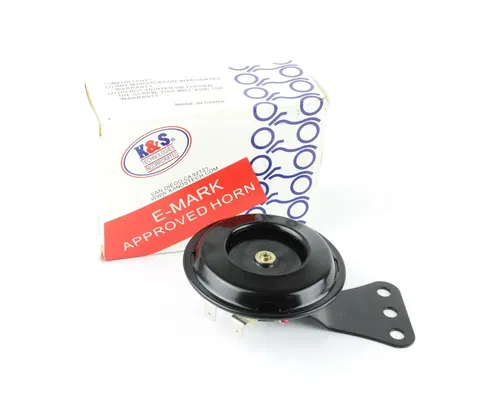K&S Universal 12V Horn Black 2 3/4" 11-0100 2688