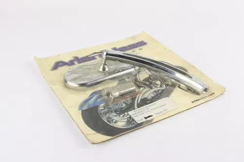 Arlen Ness Flamed Radial Right Side Rear View Mirror r2688