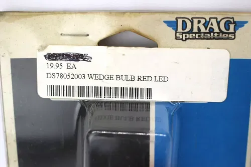 Drag Specialties Red LED Wedge Bulb DS78052003 7248
