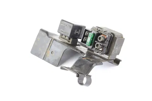 02 Kawasaki Vulcan 500 Electric Switch Bracket Mount w/ Switches 32059-1132 4526