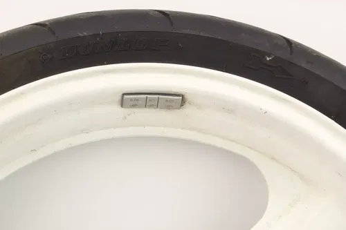 1990 1991 Honda Cbr1000f Whire Front Wheel Rim 44650-ms2-305za m2225